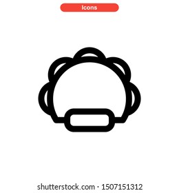 tambourine icon isolated sign symbol vector illustration - high quality black style vector icons
