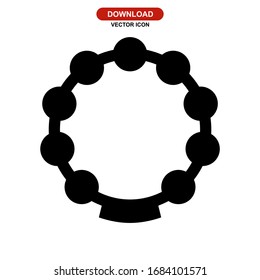 tambourine icon or logo isolated sign symbol vector illustration - high quality black style vector icons
