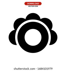tambourine icon or logo isolated sign symbol vector illustration - high quality black style vector icons
