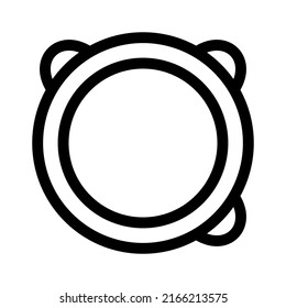 tambourine icon or logo isolated sign symbol vector illustration - high quality black style vector icons
