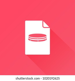 Tambourine icon. music sign