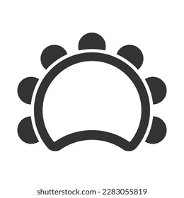 tambourine icon traditional musical instruments vector illustration symbol design
