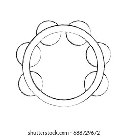 tambourine musical instrument icon