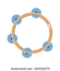 Tambourine Musical Instrument Vector illustration