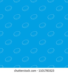 Tambourine pattern vector seamless blue repeat for any use