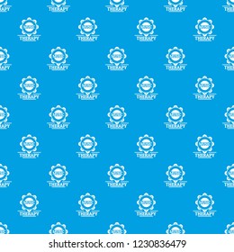 Tambourine pattern vector seamless blue repeat for any use