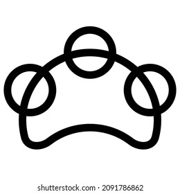 Tambourine set with drum and chimes Layout