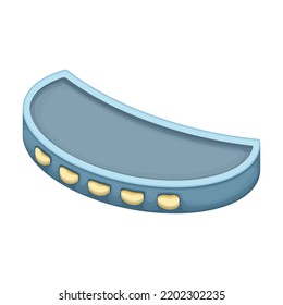 Tambourine vector cartoon icon. Vector illustration drum on white background. Isolated cartoon illustration icon of tambourine .