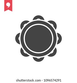 Tambourine vector icon
