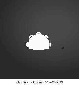 Tambourine vector icon. Tambourine concept stroke symbol design. Thin graphic elements vector illustration, outline pattern for your web site design, logo, UI. EPS 10.