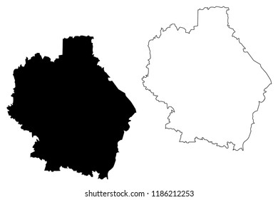 Tambov Oblast (Russia, Subjects of the Russian Federation, Oblasts of Russia) map vector illustration, scribble sketch Tambov Oblast map