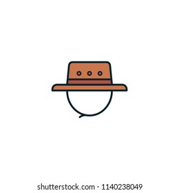 Tamer Hat Vector Icon