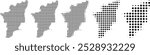 Tamil Nadu Map halftone in different sizes.eps
