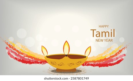 Tamil New Year Diya Light
