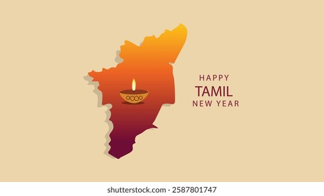 Tamil New Year Tamil Nadu Map