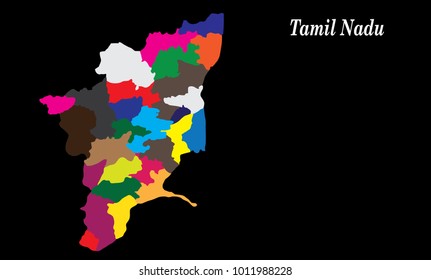 Tamil Nadu Map Images, Stock Photos & Vectors | Shutterstock