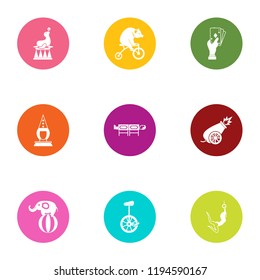 Taming icons set. Flat set of 9 taming vector icons for web isolated on white background