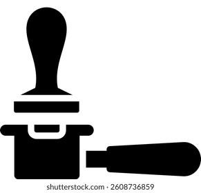 Tamper Icon Glyph Vector Illustration