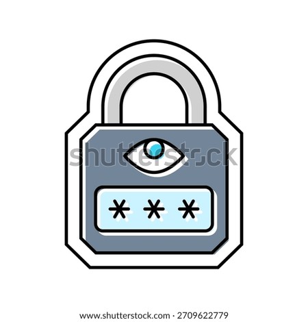 tamper proof color icon vector. tamper proof sign. isolated symbol illustration