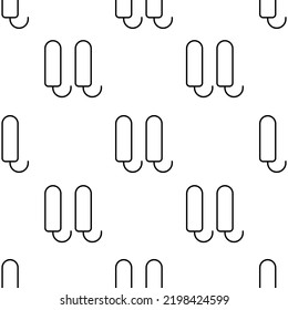 Tampon Icon Pattern. Seamless Tampon Pattern On White Background.