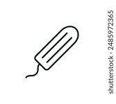 Tampon icon. Simple tampon icon for social media, app and web design. Vector illustration.