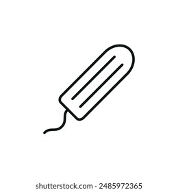 Tampon icon. Simple tampon icon for social media, app and web design. Vector illustration.