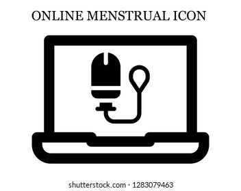 Tampon search icon. Editable Tampon search icon for web or mobile.