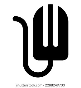 activo de ilustración de icono de vector tampón