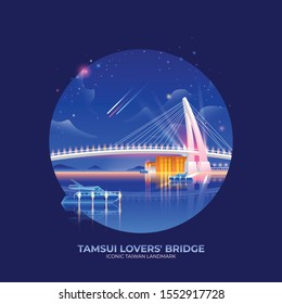 Tamsui Lovers' bridge Iconic Taiwan Landmark