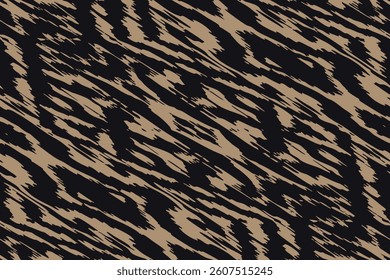 Tan black ikat sharp slash wave, ethnicity blur seamless cloth dynamic canvas ornament fashion grunge textile hand pattern colorful ogee endless abstract stripe drawing beautiful print fabric
