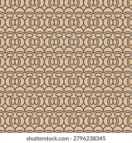 Tan Charcoal Linear Weave Geometric Pattern Background