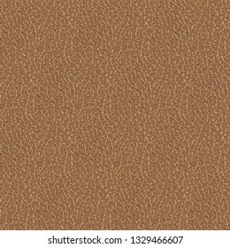 Tan Faux Leder Swatch Seamless Muster Vektorgrafik