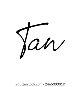 tan text on white background.