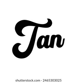 tan text on white background.