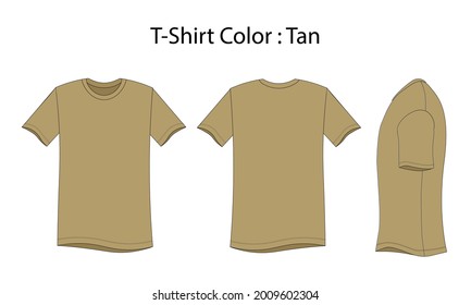 vector de imitación de camisetas de color