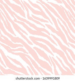 Tan Zebra Pattern On White Background