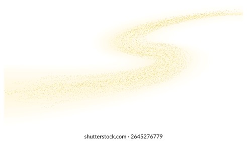 Tanabata Festival Milky Way galaxy, little stars, isolated on transparent background. Flat vector illustration. Abstract geometric design. Traditional Japanese holiday, space element, clip art