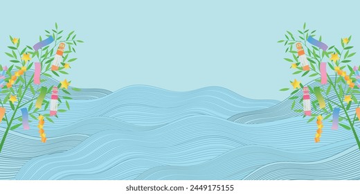 Tanabata Japanese Pattern Summer Background