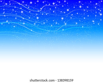 Fondo de cielo nocturno de Tanabata