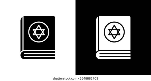 Tanakh book icon of a flat style vector
