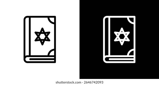 Tanakh book icon vector simple element illustration editable