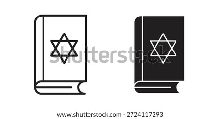 Tanakh book icon for your website design, logo, app, UI. EPS10