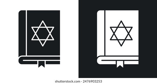 Tanakh book thin icon collection.