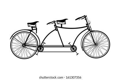 Tandem bicycle