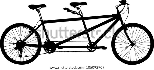 tandem road bicycle