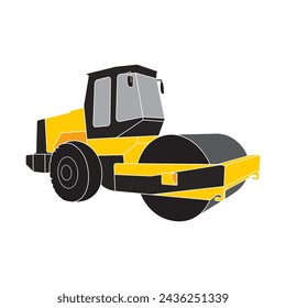 Tandem roller icon vector illustration design