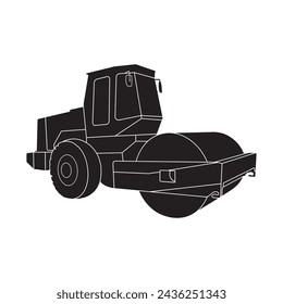 Tandem roller icon vector illustration design