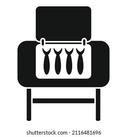 Tandoor smokehouse icon simple vector. Bbq grill. Meat smoke