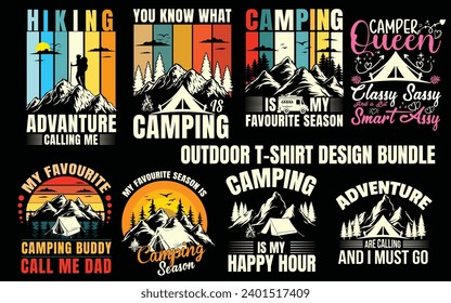 Tandy  Outdoor T-shirt Design Bundle