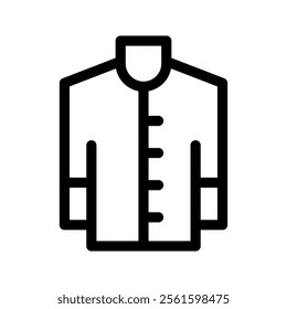 Tang Clothes Icon Vector Symbol Design Illustration